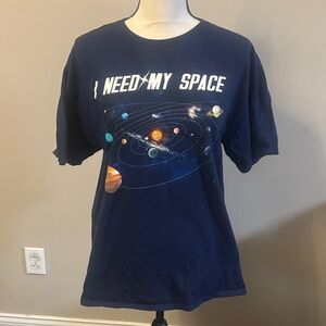 The eagle design group L Navy 'I Need My Space' Graphic T-Shirt
